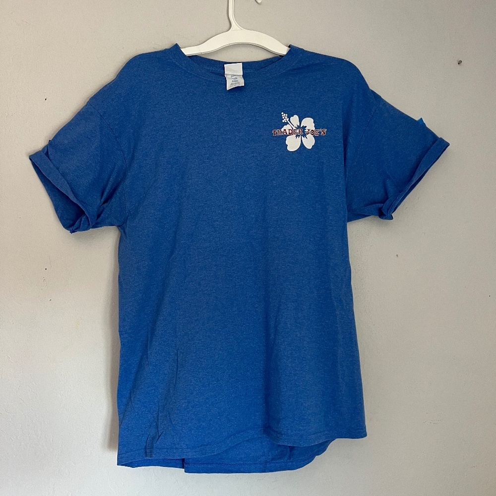 Blue Trader Joes Shirt